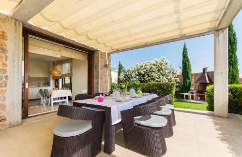 es Bacares Villa | Villa Barcares Gran for 10, pool, gym and close to beach