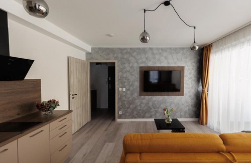 Siofok Aranypart Apartment | Villa Bauhaus Wellness Apartman