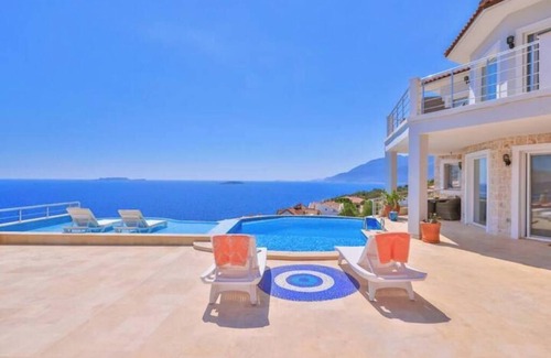 Kas Villa | Villa Blue Sea Infinity Pool Amazing View