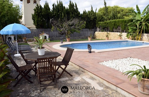 Porto Cristo Ski Chalet | Villa Ca's Nin Pool and views
