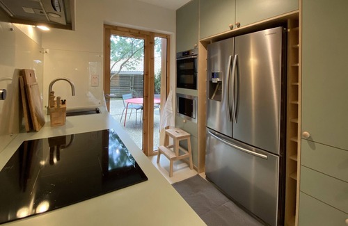 Piraillan House | Villa Cap-Ferret, in the pines, overview of heated pool. PROM50% 8-14/07