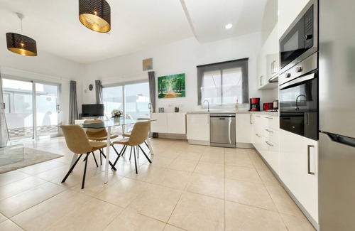 Playa Blanca Ski Chalet | Villa Cassia - Private Pool, Foosball, BBQ, Air-Con and SAT Tv By Lanzarote Vacation Homes
