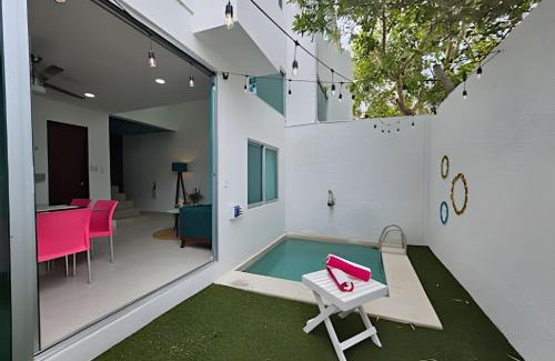 Chicxulub Puerto Apartment | Villa con alberca, a una cuadra del mar