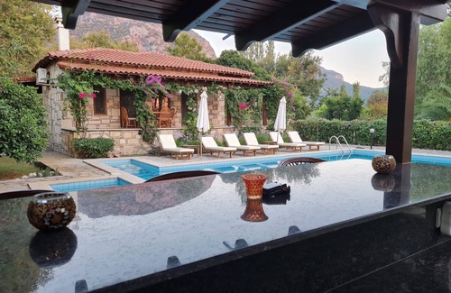 Dalyan Villa | Villa D'Louca Fabulous Beautiful Rural Location 50M Private Pool Mountain Views.