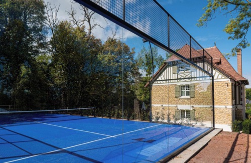 Villers-sur-Mer Villa | Villa des Rêves: Luxury in Villers, Pool, Jacuzzi & Padel court, close to Deauvi