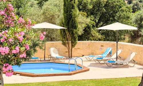 Filaki Villa | Villa di Palma Heated Pool