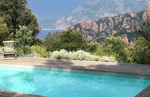 Piana Villa | Villa facing the Calanche of Piana (Unesco classified). Exceptional. Pool.