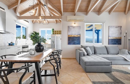 Tersanas Villa | Villa Hemera, ocean view private heated pool
