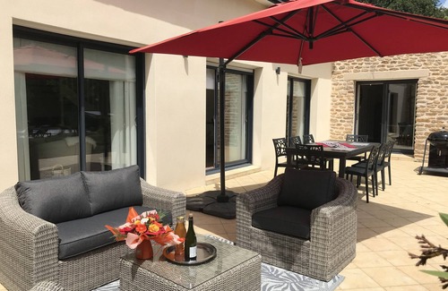 Fouesnant Villa | Villa Kerbader 2-4 Personnes Avec spa