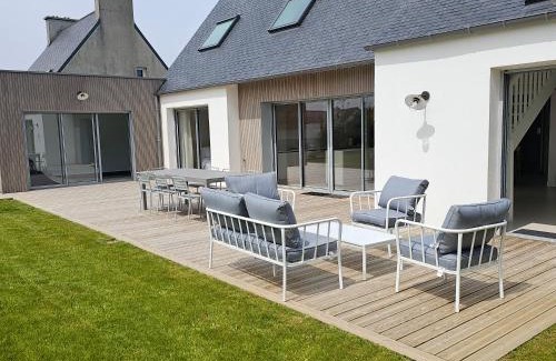 Plouguerneau Villa | Villa La Grève Blanche avec piscine intérieure