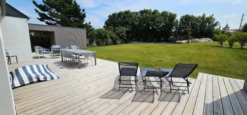 Plouguerneau Villa | Villa La Grève Blanche avec piscine intérieure
