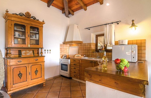 Barbati Villa | Villa Lithari - Olive Press: imposing sea & mountainside view by the pool