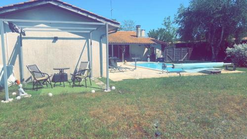 Audenge House | Villa lumineuse, logement et jardin et piscine privatifs, TV connectée