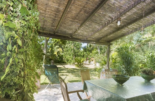 Porto Azzurro Villa | Villa Monserrato with garden and sea view