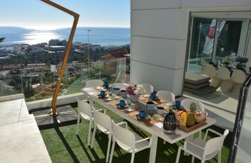 Sitges Villa | Villa Sitges Bianca Amaizing View Design 10 min walk from beaches