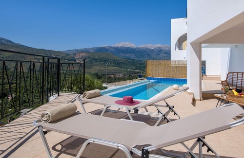 Exopoli Villa | Villa Summer Time - Jacuzzi, Pool , BBQ and amazing sea view