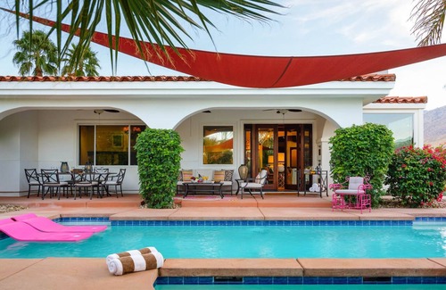 Palm Springs Villa | Villa Vista | Pool/Hot Tub + Golf/Canyon Views