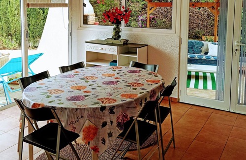 Les Tres Cales Ski Chalet | Villa with garden, private pool, with air conditioning, free wifi. cozy,