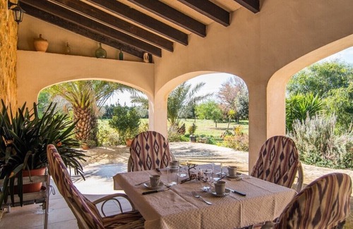 Campos Ski Chalet | Villa with pool very close to Es Trenc Beach