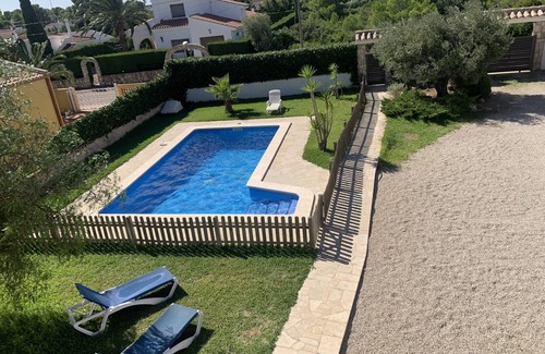 Les Tres Cales Ski Chalet | Villa with private pool for 11 people air conditioning wifi at 800m Calaforn