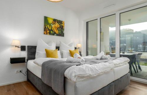 Cochem Apartment | Vivamosel: Appartement mit Mosel & Burgblick - Balkon - Parken - Aufzug - Fahrradraum