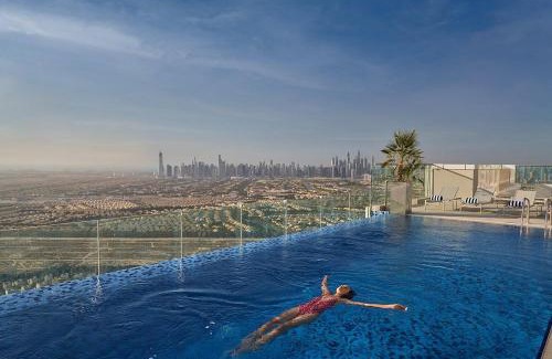 Jumeirah Village Triangle Apartment | Vogue One Bedroom Apartment at Novotel Jumeirah Village Triangle, 16th Floor Skyline View and Balcony, Pool and Gym Access Included