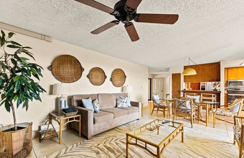 Wailea Condo | Wailea Ekolu Oceanview 2B/2B ocean view, ground floor unit, corner unit