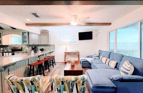 Surfside Beach House | Wake, Walk, Surf the Waves – Private Beach Walkover at Your Door!