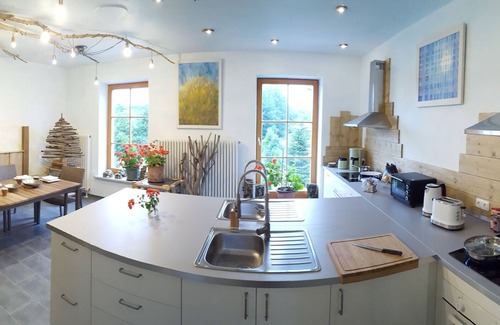 Frauenwald Apartment | Wald Apartments - Thuringian Forest - Comfort room with shared kitchen
