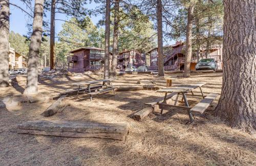 Angel Fire Apartment | Walk to Angel Fire Resort Condo with Furnished Deck