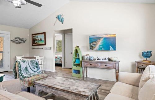 West Panama City Beach House | Walk to Beach from the Home with a Firepit and 8 Beds that Sleeps 12 or more