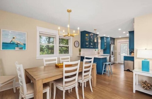 Kill Devil Hills House | Walk to beach, hot tub, dog friendly, fenced yard, ev charger