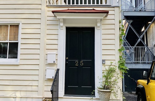 Downtown Charleston Apartment | Walk to Everything Upper King! Off street parking and washer/dryer!