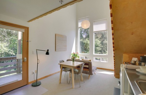 Seal Rock Apartment | Walk to Ocean! Forested Oregon Coast Getaway