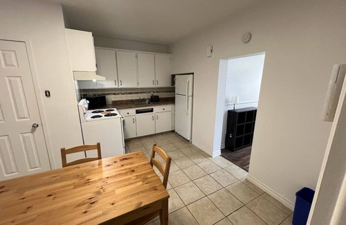 Saint-Jean-Baptiste Apartment | walk to Rue St-Jean: Pet-Friendly |Full Kitchen + Free Street Parking