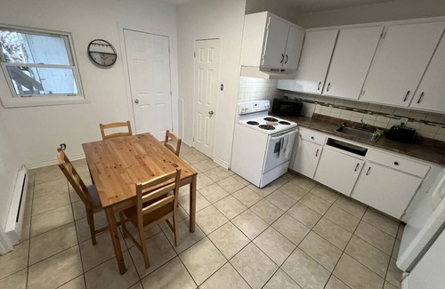 Saint-Jean-Baptiste Apartment | walk to Rue St-Jean: Pet-Friendly |Full Kitchen + Free Street Parking