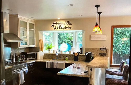 Aptos House | Walk to Sea Cliff State Beach and local restaurants in Aptos.