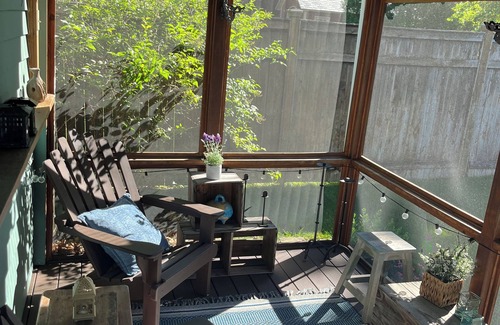 Saratoga Springs Apartment | Walk to the track from your downtown Saratoga Apt