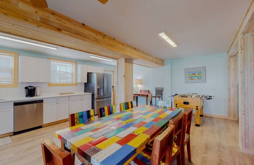 Nags Head House | Water-view home with private hot tub, 2 kitchens, & W/D - steps to beach access
