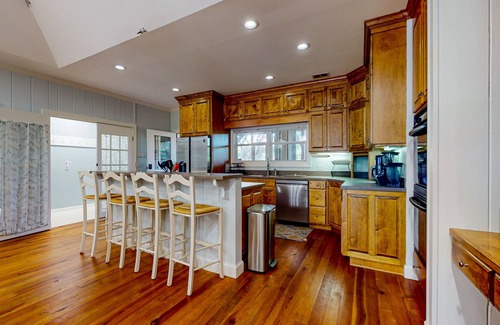 Edisto Island House | Water-view house with beach access, large decks, outdoor fireplace, games, dock