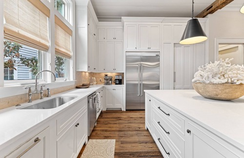 Watercolor House | Water Views, Golf Cart, Private Pool | Park District Watercolor Home Sleeps 16