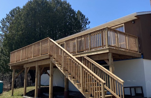 Utterson House | Waterfront 4 Season Home on Three Mile Lake. A Nature Lover's Paradise.