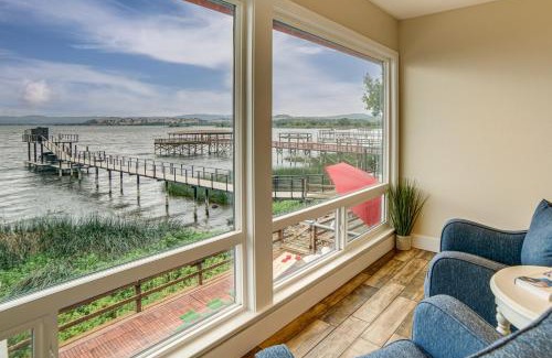 Upper Lake House | Waterfront Clear Lake Home with Game Room and Deck!