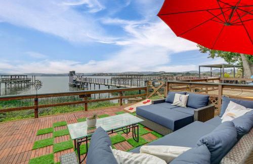 Upper Lake House | Waterfront Clear Lake Home with Game Room and Deck!