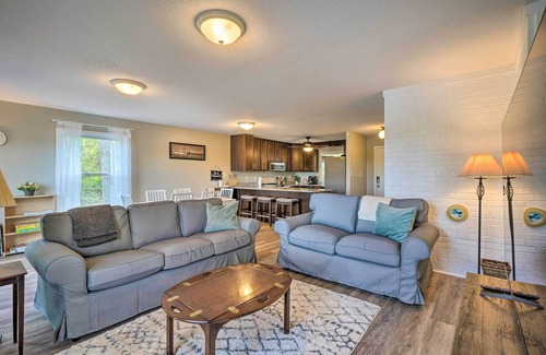 Bracey Cottage | Waterfront Cottage w/Boat Dock & 3 Decks!