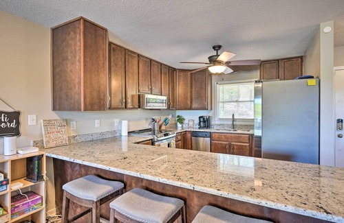 Bracey Cottage | Waterfront Cottage w/Boat Dock & 3 Decks!
