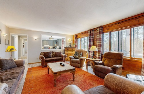 Eagle River House | Waterfront, dog-friendly home with dock, kayaks, amazing view, game room, & AC