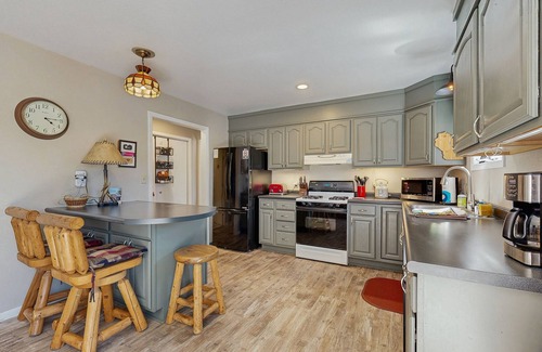 Eagle River House | Waterfront, dog-friendly home with dock, kayaks, amazing view, game room, & AC