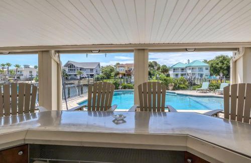 Holiday Isle House | Waterfront Dream House Pool Golf Cart & Dock