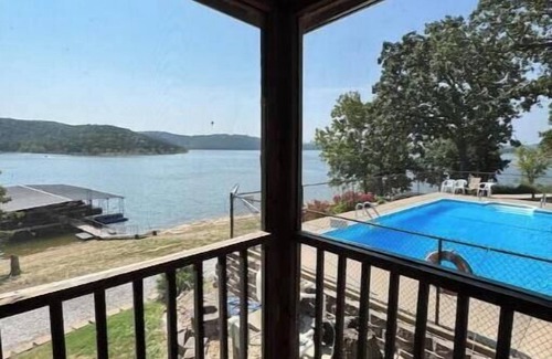 Boulder Point Cabin | Waterfront Getaway w/Pool + Dock. Pet-Friendly!